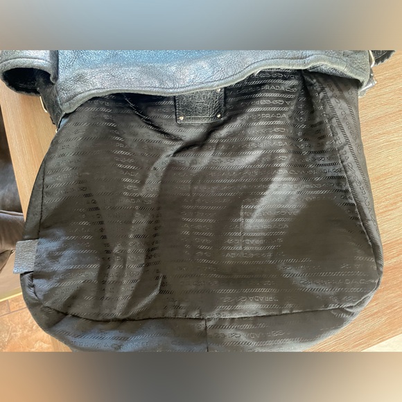 PRADA 100% Authentic 
Ebano Deerskin Cervo Lux Shoulder Bag BR3811 - Picture 6 of 10